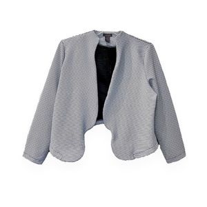 Boxy Cropped Open Front Cardigan Kimono Jacket